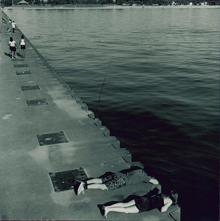 2012. St. Joseph, Michigan. On the pier.