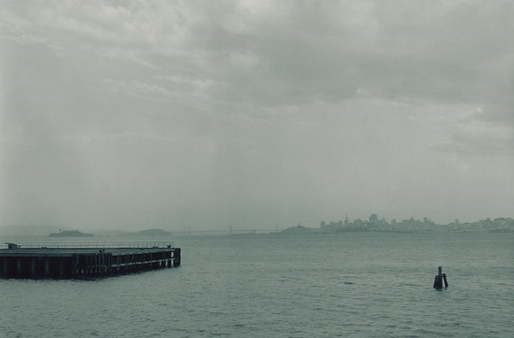 1998. San Francisco. View across the bay.