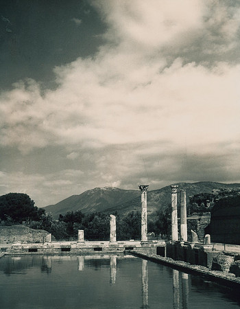 1995. Near Rome, Hadrian's Villa.
