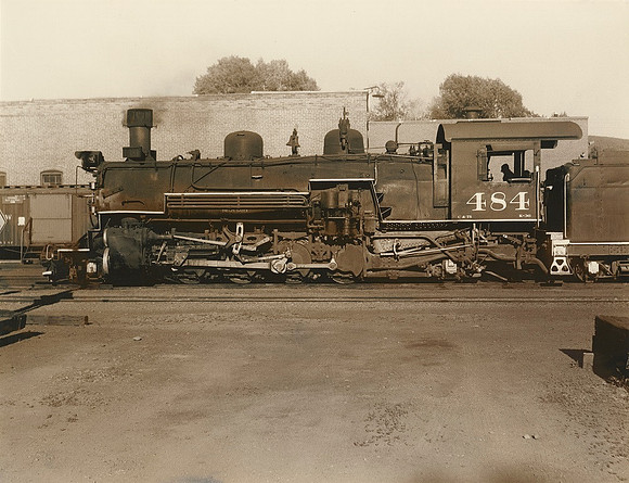 2005. Still in service steam engine, New Mexico.